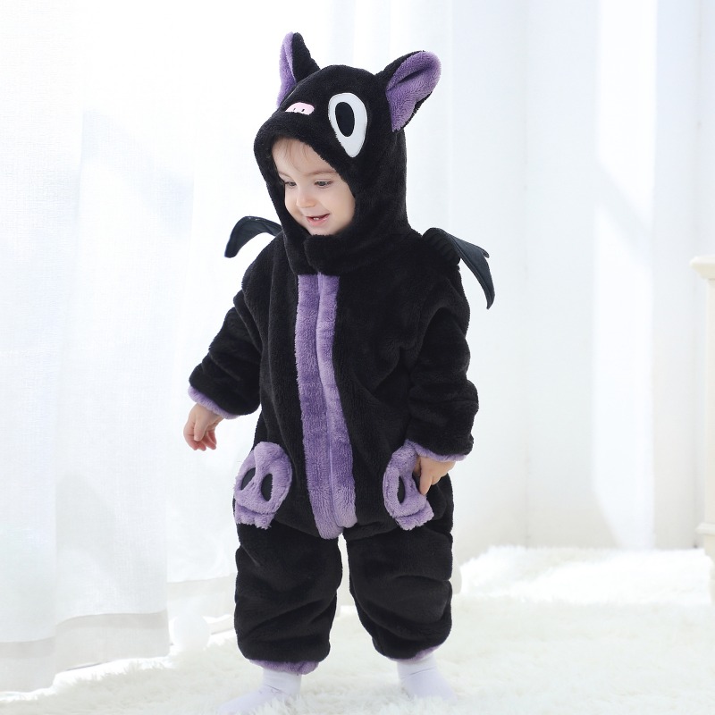 Cotton Baby Onesies Zipper - Macacão de Bebê Recém-Nascido em Pelúcia