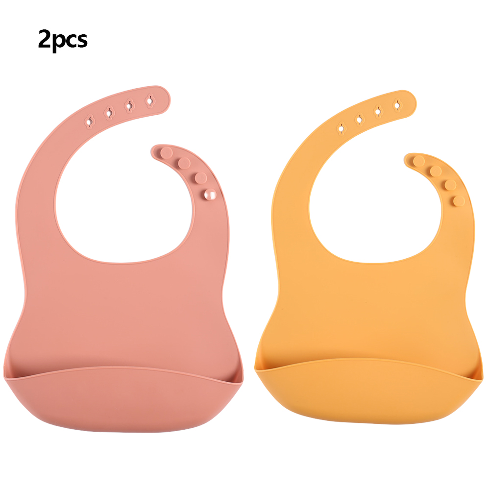 Waterproof Baby Bibs Silicone - Babadores para bebês à prova d'água,