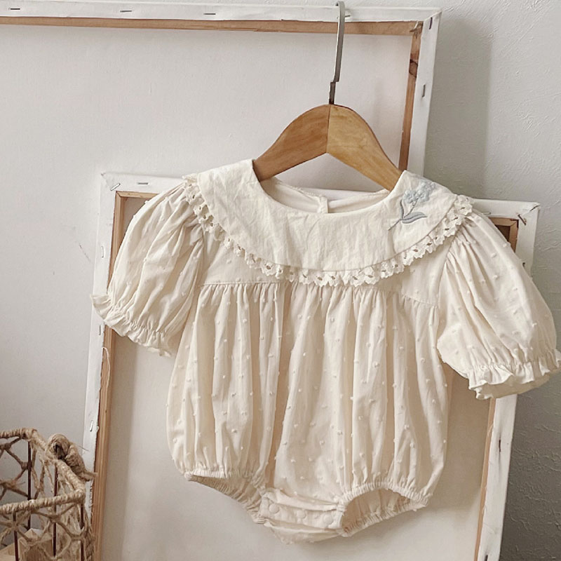 Newborn Baby Girl Romper Floral - 2025 novo verão bebê recém-nascido meninas
