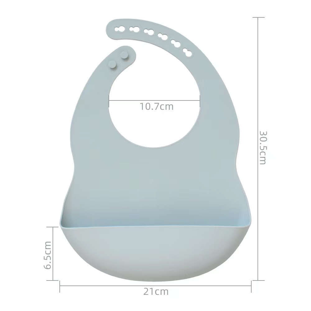 Babador de bandeja de silicone - Waterproof Baby Bibs Silicone avaliação e preço