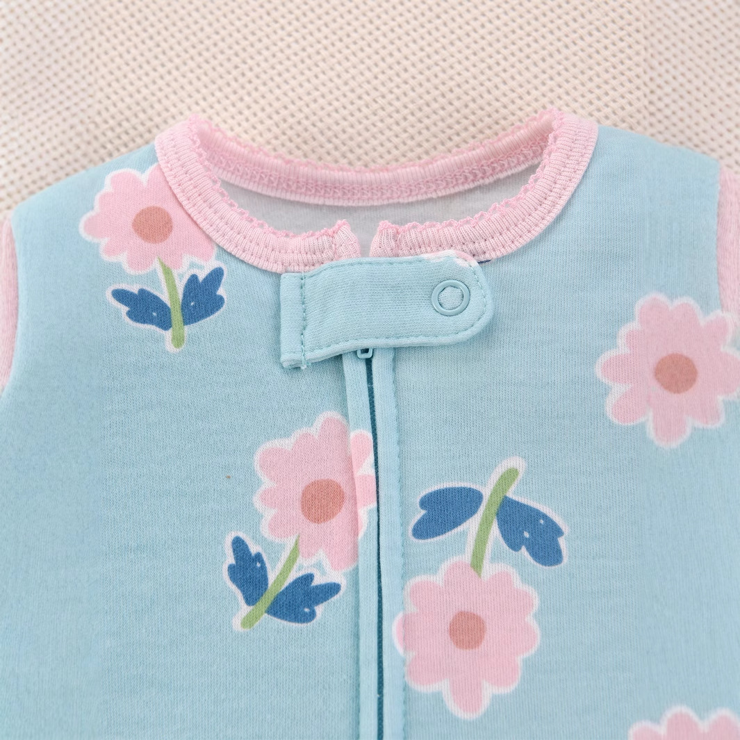 Macacão de Algodão Puro para B - Cotton Baby Onesies Zipper avaliação e preço