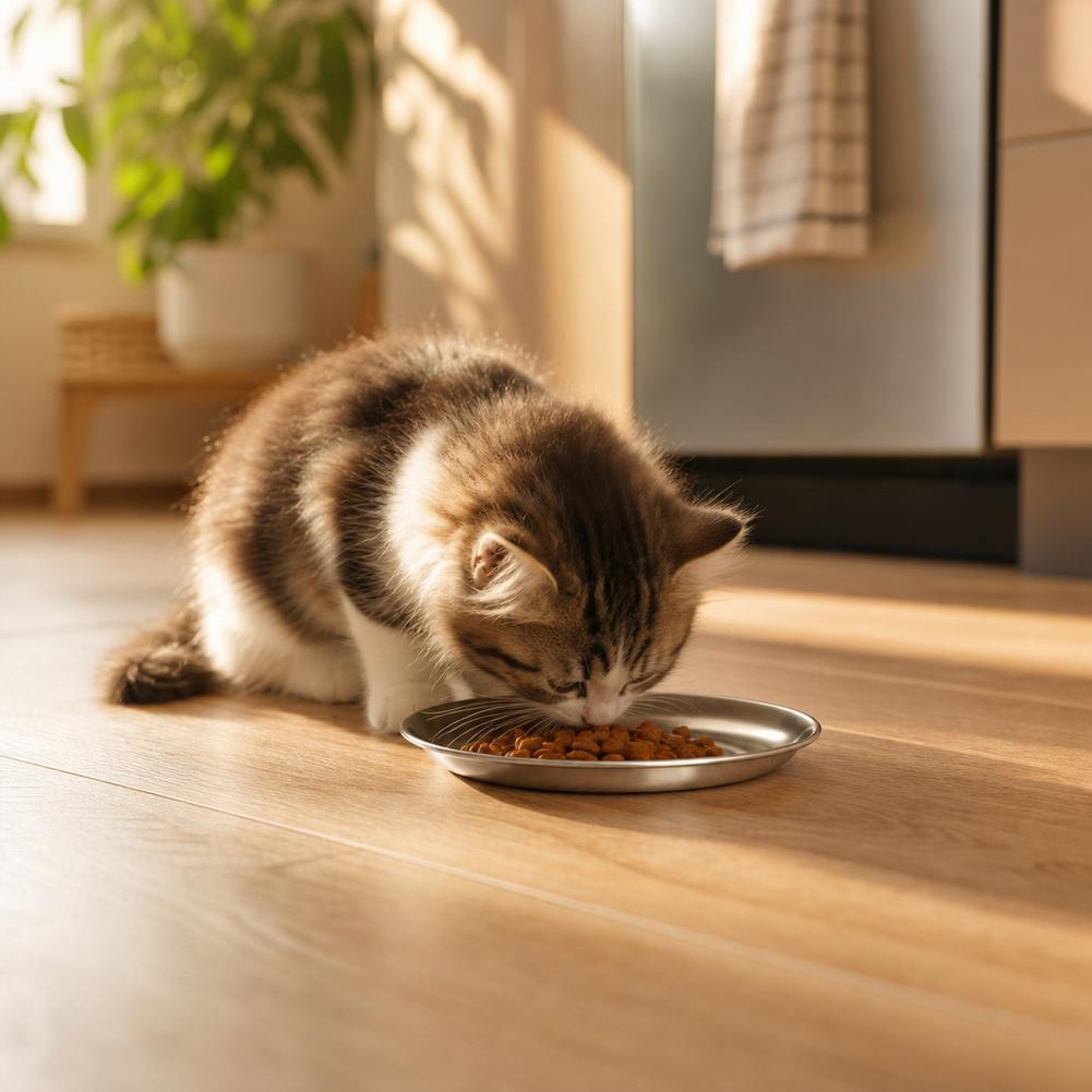 Tigela Rasa de Aço Inoxidável  - Feeding avaliação e preço