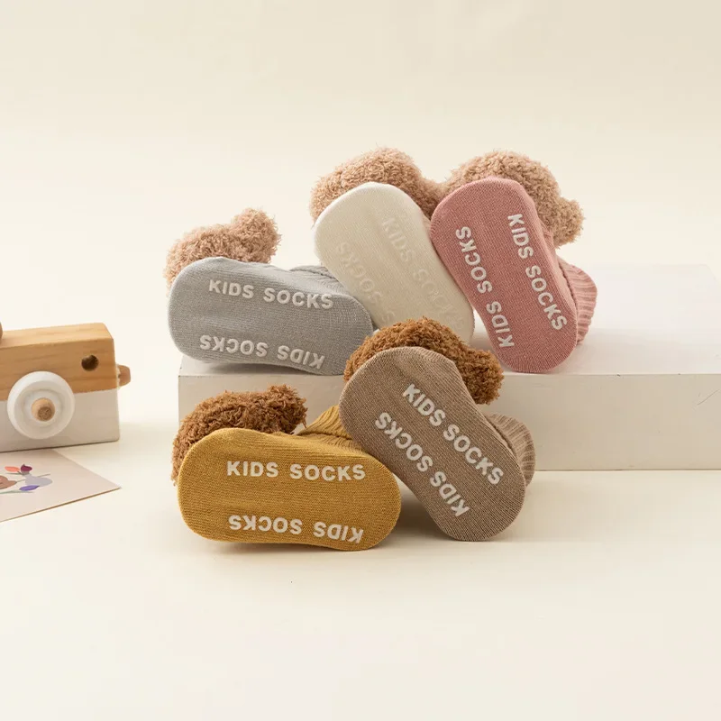 Meia peluda grossa quente prim - Unisex Baby Socks Non Slip avaliação e preço