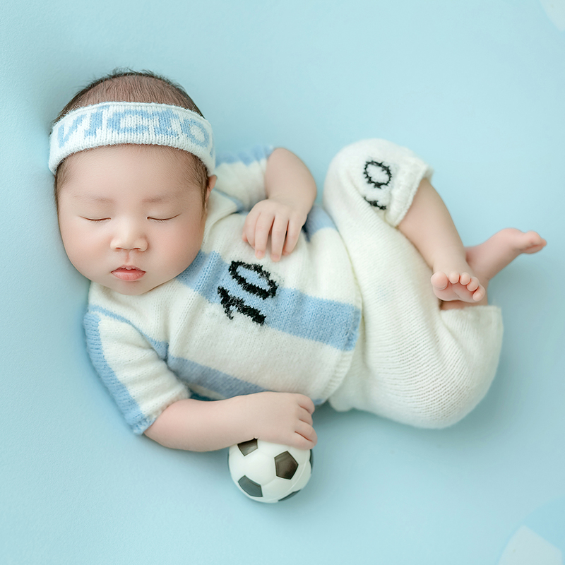 Futebol Tema Fotografia Props  - Infant Photography Props Outfit avaliação e preço