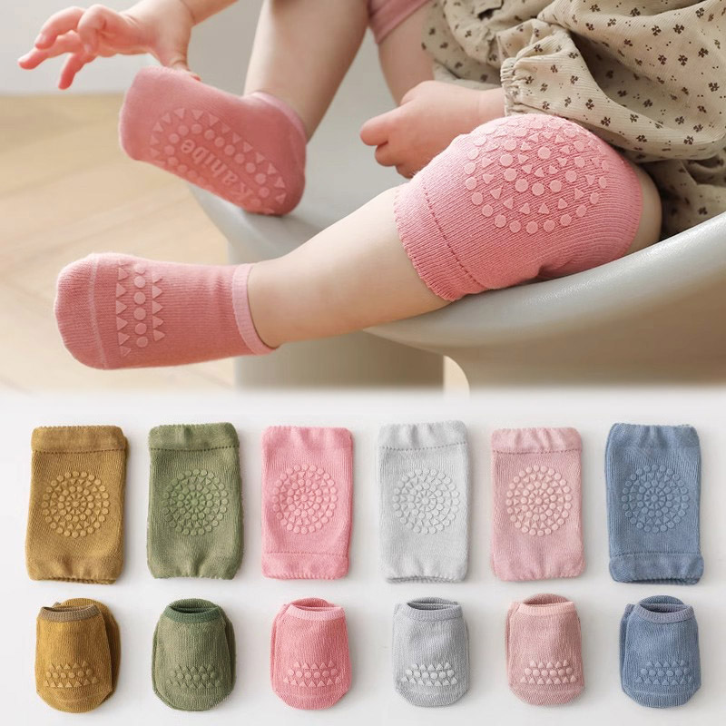 3 Conjuntos de Meias e Joelhei - Unisex Baby Socks Non Slip avaliação e preço