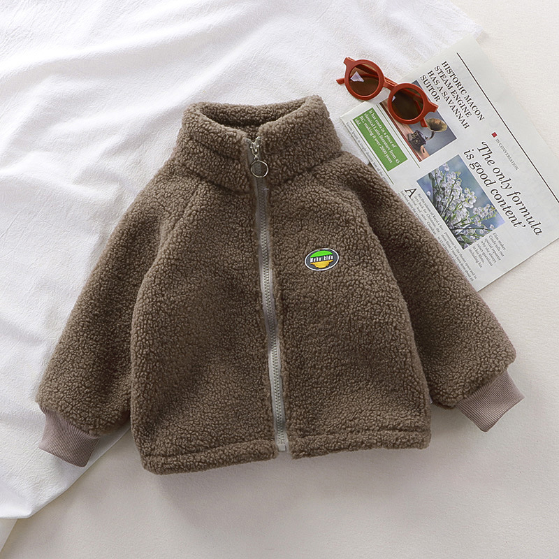 Jaqueta de Pelúcia Infantil pa - Toddler Boy Winter Fleece Jacket avaliação e preço